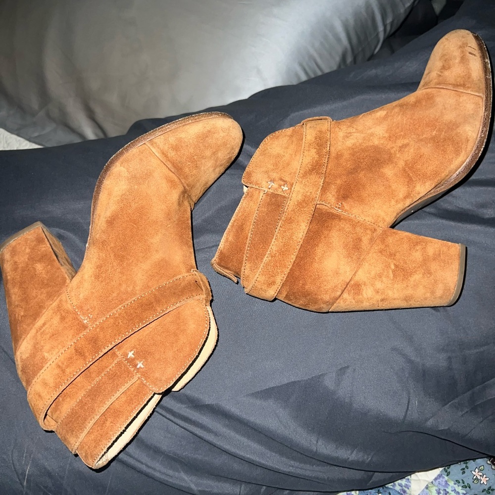 Women’s Rag & Bone suede booties sz 39 - Picture 2 of 6